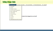 Bookings Manager Menu Screen